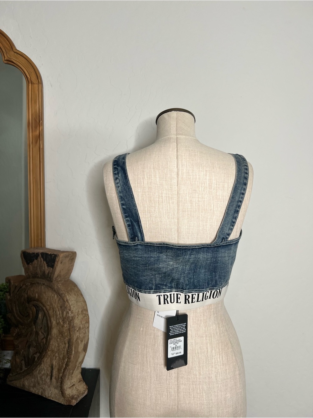 True Religion Denim Bralette in Medium Blue (Item #150) - Picture 5 of 12